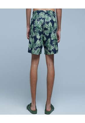 Pantaloneta Para Hombre De Baño Corta Color Verde  Marca Ostu #60270028