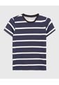 Camiseta Infantil Niño Manga Corta Cuello Redondo Color Azul Marca Ostu #80090259 de Ostu