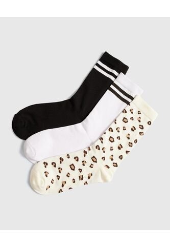 Medias Para Mujer Caña Larga Color Negro Marca Ostu #40980223 Ostu