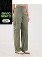 Pantalón Para Mujer Moda Color Verde Marca Ostu #40070837 de Ostu