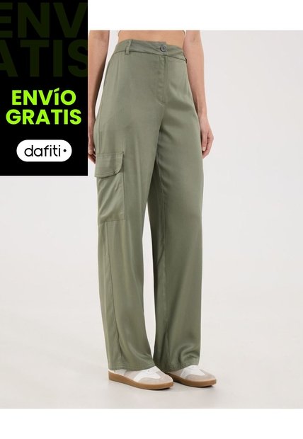 Pantalón Para Mujer Moda Color Verde Marca Ostu #40070837