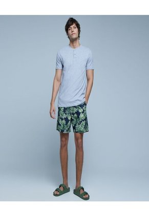 Pantaloneta Para Hombre De Baño Corta Color Verde  Marca Ostu #60270028