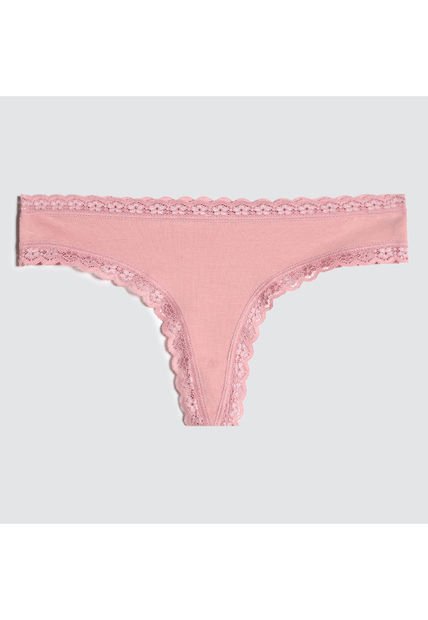 Panty Para Mujer Brasilera Color Rosado  Marca Ostu #40800011