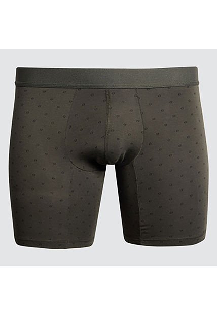 Boxer Para Hombre Filete Medio Algodón Color Verde  Marca Ostu #60000415