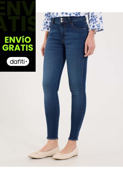 Jean Para Mujer Push Up Color Azul Marca Ostu #40160568