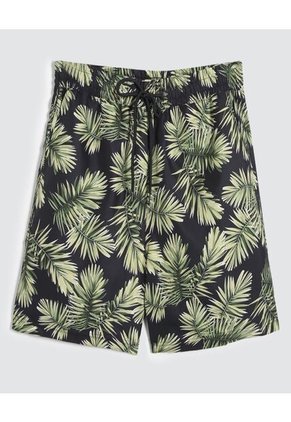 Pantaloneta Para Hombre De Baño Corta Color Verde  Marca Ostu #60270028