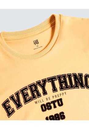 Camiseta Infantil Niño Manga Corta Cuello Redondo Color Azul Marca Ostu #80090259