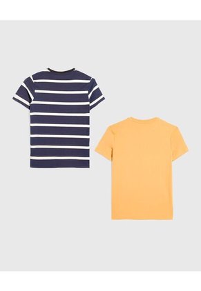 Camiseta Infantil Niño Manga Corta Cuello Redondo Color Azul Marca Ostu #80090259