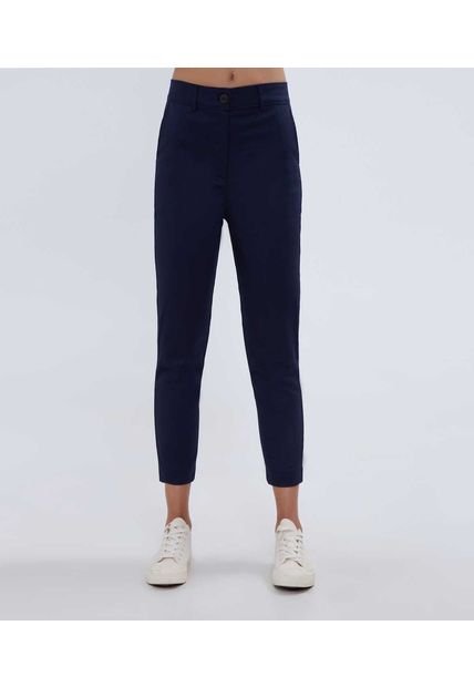 Pantalon Para Mujer Capri Color Azul  Marca Ostu #40070684