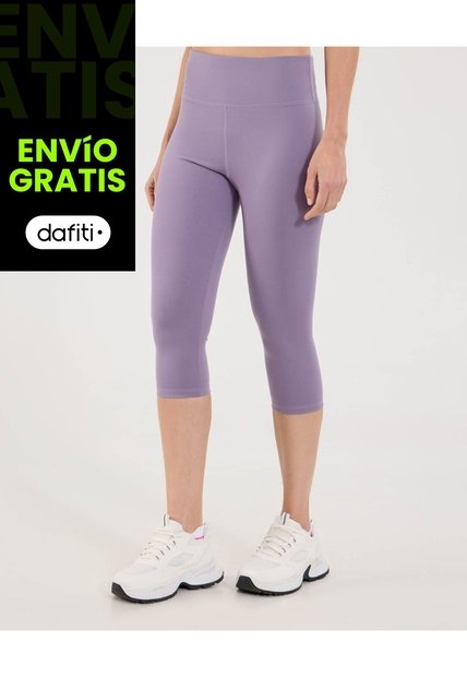 Leggins Para Mujer Medio Color Lila Marca Ostu #40230617