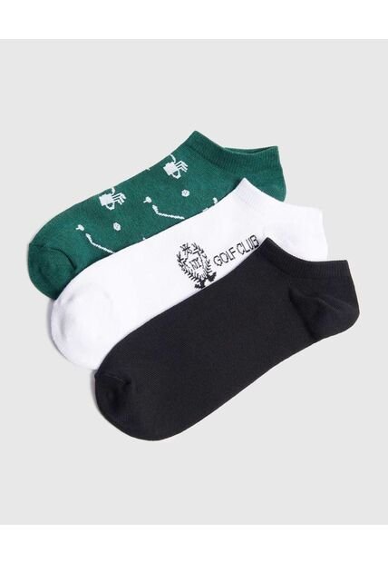 Medias Para Hombre Invisible Color Negro Marca Ostu #60980321