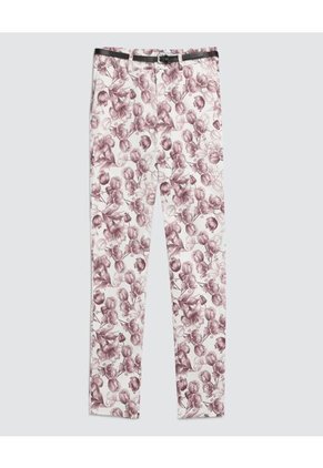 Pantalon Para Mujer Chino Color Rosado  Marca Ostu #40070405
