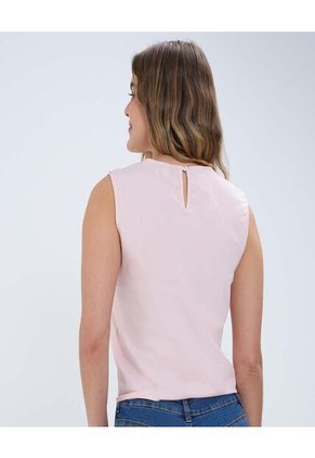 Blusa Para Mujer Manga Sisa Color Rosado Marca Ostu #40121075