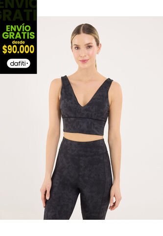 Top Para Mujer  Color Negro Marca Ostu #40220439 Ostu