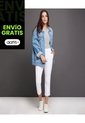 Pantalon Para Mujer Capri Color Blanco Marca Ostu #40070347 de Ostu
