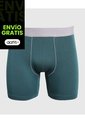 Pantaloncillo Para Hombre Boxer Filete Medio Algodón Color Verde Marca Ostu #60000507 de Ostu