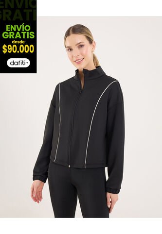 Buzo Para Mujer Cuello Alto O Cuello Tortuga Color Negro Marca Ostu #40060509 Ostu