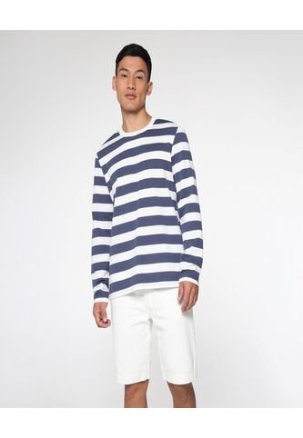 Bermuda Para Hombre Regular Color Blanco Marca Ostu #60100254 Ostu