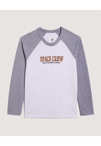 Camiseta Para Niño Manga Larga Color Blanco Marca Ostu #80090232 Ostu