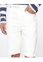 Bermuda Para Hombre Regular Color Blanco Marca Ostu #60100254 de Ostu