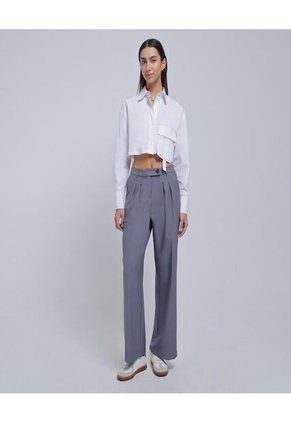 Camisa Para Mujer Manga Larga Color Blanco Marca Ostu #40010235