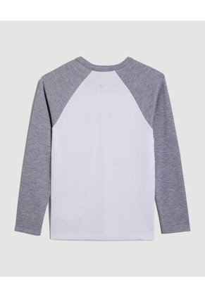 Camiseta Para Niño Manga Larga Color Blanco Marca Ostu #80090232