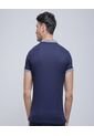Polo Para Hombre Cuello Tejido Sin Bolsillo Color Azul  Marca Ostu #60110616 de Ostu
