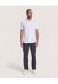 Camisa  Para Hombre Manga Corta Sin Bolsillo Cuello C Color Blanco Marca Ostu #60010904 de Ostu