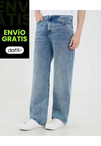 Jean Para Hombre Loose Color Azul Marca Ostu #60160435 Ostu