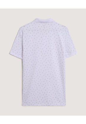 Polo Para Hombre Cuello Tejido Con Bolsillo Color Blanco Marca Ostu #60110871