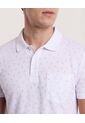 Polo  Para Hombre Cuello Tejido Con Bolsillo Color Blanco Marca Ostu #60110871 de Ostu