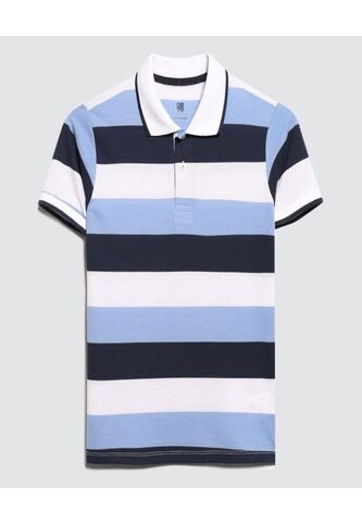 Polo Para Niño Manga Corta Color Blanco Marca Ostu #80110085 Ostu