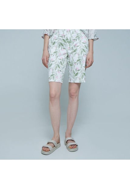 Bermuda Para Mujer  Color Verde  Marca Ostu #40100075