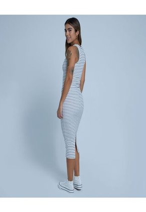 Vestido Para Mujer Manga Sisa Color Crema Marca Ostu #40170248