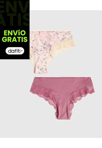 Panty Para Mujer Hipster Color Negro Marca Ostu #40800093 Ostu