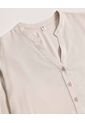 Blusa  Para Mujer Manga 3/4 Color Beige Marca Ostu #40121288 de Ostu