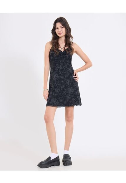 Vestido  Para Mujer M/Sisa Corto Color Negro Marca Ostu #40170372