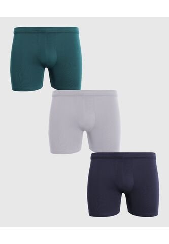 Pantaloncillo Para Hombre Boxer Filete Medio Algodón Color Negro Marca Ostu #60000513 Ostu