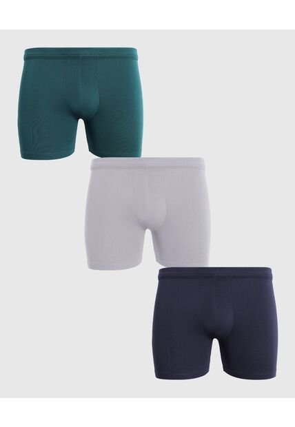 Pantaloncillo Para Hombre Boxer Filete Medio Algodón Color Negro Marca Ostu #60000513