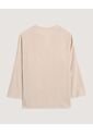 Blusa  Para Mujer Manga 3/4 Color Beige Marca Ostu #40121288 de Ostu