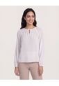 Blusa  Para Mujer Manga Larga Color Crudo Marca Ostu #40121244 de Ostu