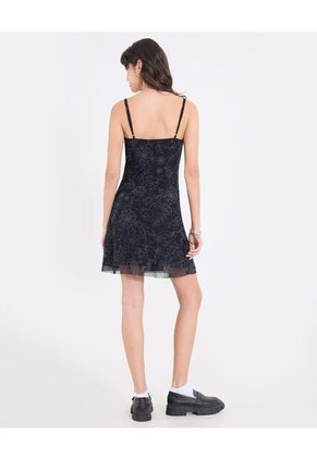 Vestido Para Mujer M/Sisa Corto Color Negro Marca Ostu #40170372