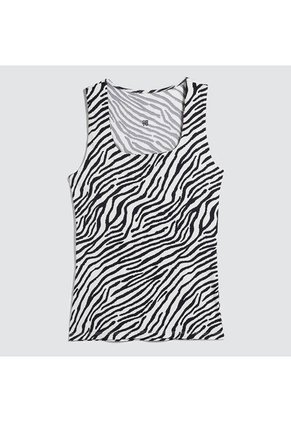 Top Para Mujer Cuello Redondo Color Negro Marca Ostu #40220327