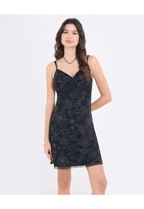 Vestido Para Mujer M/Sisa Corto Color Negro Marca Ostu #40170372
