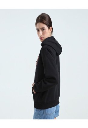 Buzo Para Mujer Hoodie Color Negro Marca Ostu #40060308