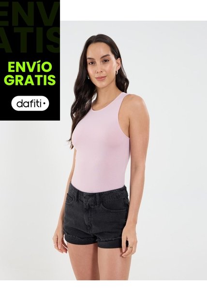 Body Para Mujer Manga Sisa Color Rosado Marca Ostu #40200182
