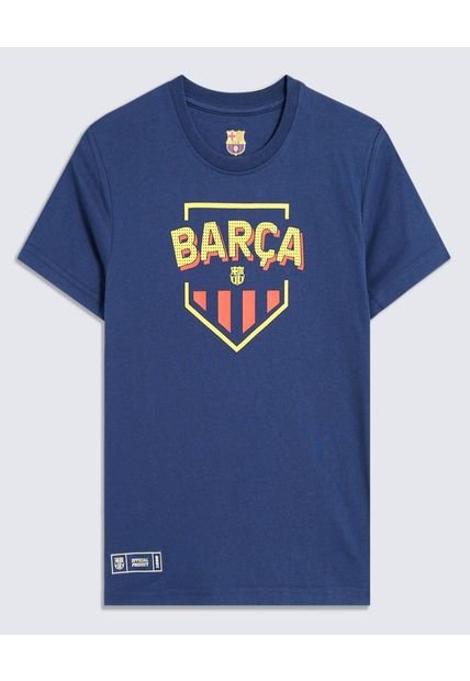 Camiseta Infantil Niño Manga Corta Cuello Redondo Color Azul Marca Ostu #80090285