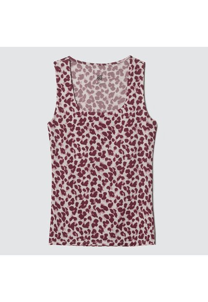 Top Para Mujer Cuello Redondo Color Morado Marca Ostu #40220328