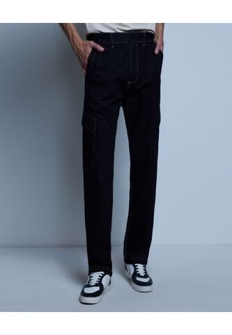 Pantalon Para Hombre Jogger Color Negro Marca Ostu #60070304 Ostu