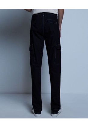 Pantalon Para Hombre Jogger Color Negro Marca Ostu #60070304